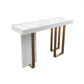 Glam Rectangle Bar Table Faux Marble Top Table for Patio Use Clearhalo 'Bar Furniture' 'Bar Tables' 'bar_tables' 'furn' 'furn_bar_tables' 'Furniture' 'Kitchen & Dining Furniture' 1200x1200_e678699b-fbc1-4502-8a68-ec9a2fb7cf77