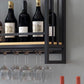 Metal Wall Mounted Wine Glass Stemware Rack Holder Industrial Wine Rack Kit Clearhalo 'furn' 'furn_wine_racks' 'Furniture' 'Kitchen & Dining Furniture' 'Wine Racks' 'wine_racks' 1200x1200_e6792e48-b3f6-4760-8d4f-025ff5a08240