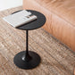 Scandinavian Round Solid Wood Top Side Table Metal Pedestal End Table Clearhalo 'Coffee & Accent Tables' 'End & Side Tables' 'end_side_tables' 'furn' 'furn_end_side_tables' 'Furniture' 'Living Room Furniture' 1200x1200_e67b02a6-0b8e-42d6-ae29-aa5a6d8c67e3