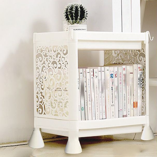 Plastic Bookcase Contemporary Style Open Back Bookshelf for Office Home Study Room Clearhalo 'Bookcases' 'furn' 'furn_bookcases' 'Furniture' 'furniture_bookcases' 'Office Furniture' 1200x1200_e67be132-28af-4645-8de6-38203341afde