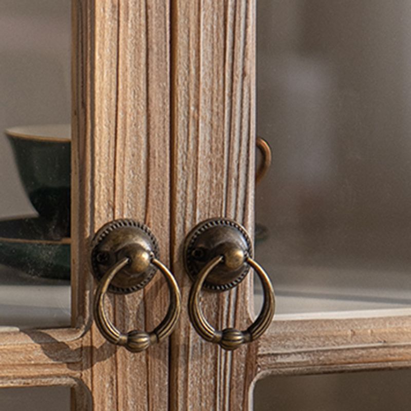 Tradizionale per il display in legno Porte in vetro armadio per la porta per la camera da letto