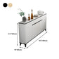 15.75"W Sideboard Modern Style Dining Sideboard Buffet for Living Room and Kitchen