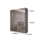 Contemporary Style Wood Wardrobe Gray Colour 1-Drawer Wardrobe Closet for Home Clearhalo 'Armoires & Wardrobes' 'armoires_wardrobes' 'Bedroom Furniture' 'furn' 'furn_armoires_wardrobes' 'Furniture' 1200x1200_e683e8a6-e5bb-4327-aca7-97b797869058