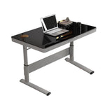 Contemporary Style Standing Desk Converter Metal Trestle Base Desk for Office Clearhalo 'furn' 'furn_office_desk' 'Furniture' 'Office Desks' 'Office Furniture' 'office_desk' 1200x1200_e68bd20c-fbc3-4333-b6f6-7aca90758854