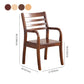 Traditional Rubberwood Arm Chair Wood Ladder Back Single Dining Armchair Clearhalo ' kitchen&dining_furn' 'Dining Chairs' 'Dining Tables & Seating' 'dining_chair' 'furn' 'furn_dining_chair' 'Furniture' 'furniture_dining_chair' 'Kitchen & Dining Furniture' 'kitchen' 1200x1200_e68e7cbe-66f9-41a8-b705-89f231adadef