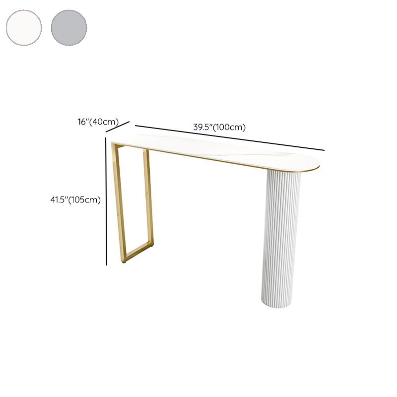 Stone Bar Table Modern Style Bistro Pub Table for Dining Room Clearhalo 'Bar Furniture' 'Bar Tables' 'bar_tables' 'furn' 'furn_bar_tables' 'Furniture' 'Kitchen & Dining Furniture' 1200x1200_e68ef296-0ef8-4d2c-9ba0-4b5962b7c3ea
