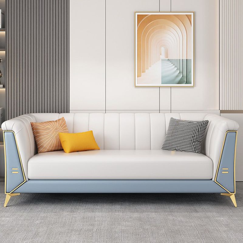 28,34 "Sofa de bras de smoking en faux cuir de large