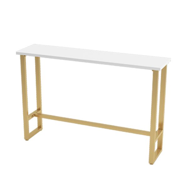 Glam Juego de mesa de bar de 1/4/7 piezas, mesa rectangular de madera con taburetes altos