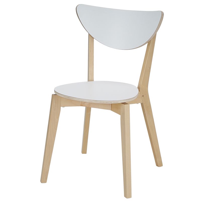 Open Back Armless Dining Chairs Stackable Side Dining Chairs with Wood Legs Clearhalo ' kitchen&dining_furn' 'Dining Chairs' 'Dining Tables & Seating' 'dining_chair' 'furn' 'furn_dining_chair' 'Furniture' 'furniture_dining_chair' 'Kitchen & Dining Furniture' 'kitchen' 1200x1200_e692f68c-1b05-4306-897c-c01b74e065af