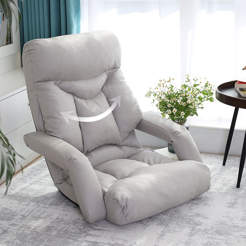 Sedia reclinabile manuale in pelle finta moderna poltrone reclinabili con blocco della posizione