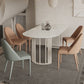 Simplicity Free Form Table Sintered Stone Top Iron Base Dining Table Clearhalo 'Dining Tables & Seating' 'Dining Tables' 'dining_table' 'furn' 'furn_dining_table' 'Furniture' 'Kitchen & Dining Furniture' 1200x1200_e693d828-5f60-45c3-a574-a31d53bc4da5