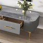 4 Legs Slate Rectangular Coffee Table Modern Single Coffee Table with Drawer Clearhalo 'Coffee & Accent Tables' 'Coffee Tables' 'coffee_tables' 'furn' 'furn_coffee_tables' 'Furniture' 'Living Room Furniture' 1200x1200_e69c2e32-84a3-4ba9-9c1b-eb513c3751f7