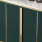 Glam Buffet Sideboard Stone Cabinets Dining Buffet for Living Room Clearhalo 'buffet_sideboard' 'Buffets & Sideboards' 'furn' 'furn_buffet_sideboard' 'Furniture' 'Kitchen & Dining Furniture' 1200x1200_e6a0b5dd-47b9-4302-b84b-f621ffb7f42b