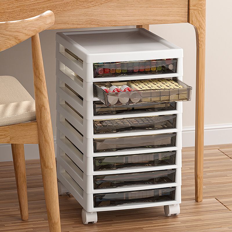 Armadio verticale trasparente mobile moderno mobile mobile in plastica moderna