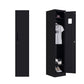 Black Steel Wardrobe with Hinged Door Industrial Storage Cabinet for Bathroom Clearhalo 'Armoires & Wardrobes' 'armoires_wardrobes' 'Bedroom Furniture' 'furn' 'furn_armoires_wardrobes' 'Furniture' 1200x1200_e6a78f62-6273-4097-82aa-3e8933e9b0ef