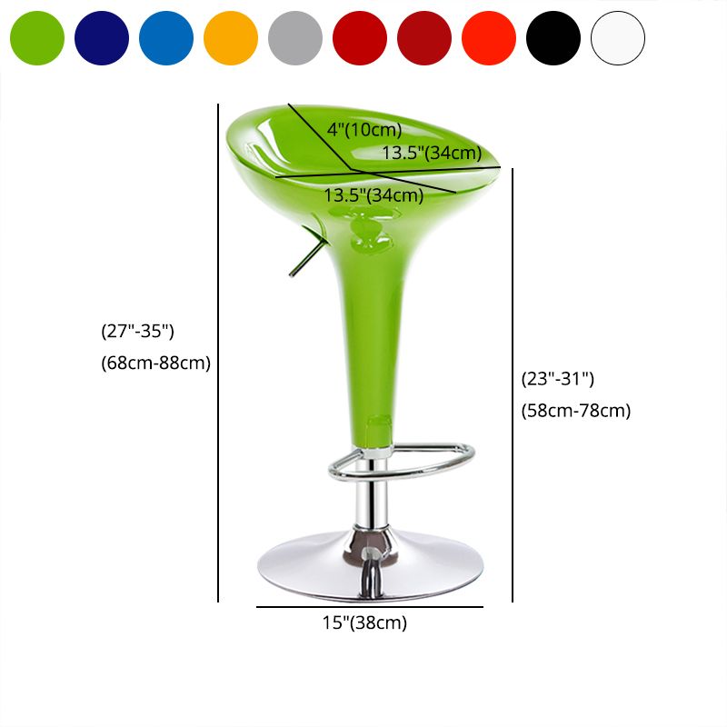 Modern Liftable Rotatable Counter Stool Steel Household Bar Stool with Pedal Clearhalo 'Bar Furniture' 'Bar Stools' 'bar_stools' 'furn' 'furn_bar_stools' 'furniture_bar_stools' 'Kitchen & Dining Furniture' 'kitchen&dining_furn' 'kitchen' 'kitchen_furn' Furniture' 1200x1200_e6a79766-2ffe-41bc-b82d-e593b29080b8