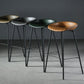 Industrial Style Bar-stool with Iron Legs Bucket Seat for Kitchen Bar Clearhalo 'Bar Furniture' 'Bar Stools' 'bar_stools' 'furn' 'furn_bar_stools' 'furniture_bar_stools' 'Kitchen & Dining Furniture' 'kitchen&dining_furn' 'kitchen' 'kitchen_furn' Furniture' 1200x1200_e6a7db06-5fd6-4f42-83cf-eaa088756d0e