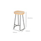 Wood Rectangle Bar Table with High Metal Stools Industrial 1/2/7 Pieces Bar Table Set