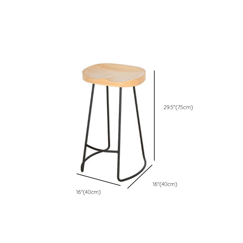 Wood Rectangle Bar Table with High Metal Stools Industrial 1/2/7 Pieces Bar Table Set