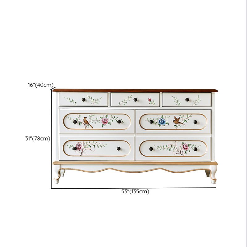 Cassettiera moderna in legno realizzata con cassettiera con 3/4/5 cassetti