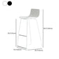 Modern Style Plastic Armless Stools Low Back Counter Stools with Metal Base Clearhalo 'Bar Furniture' 'Bar Stools' 'bar_stools' 'furn' 'furn_bar_stools' 'Furniture' 'furniture_bar_stools' 'Kitchen & Dining Furniture' 1200x1200_e6ad2fe7-ce9a-4d08-868d-60afae78a59c