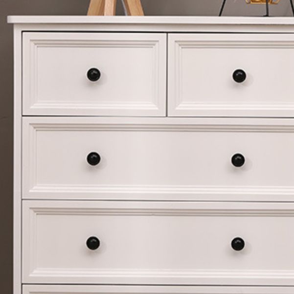 Mobile moderno accento con cassetti e cabine per le gambe cabriole in legno