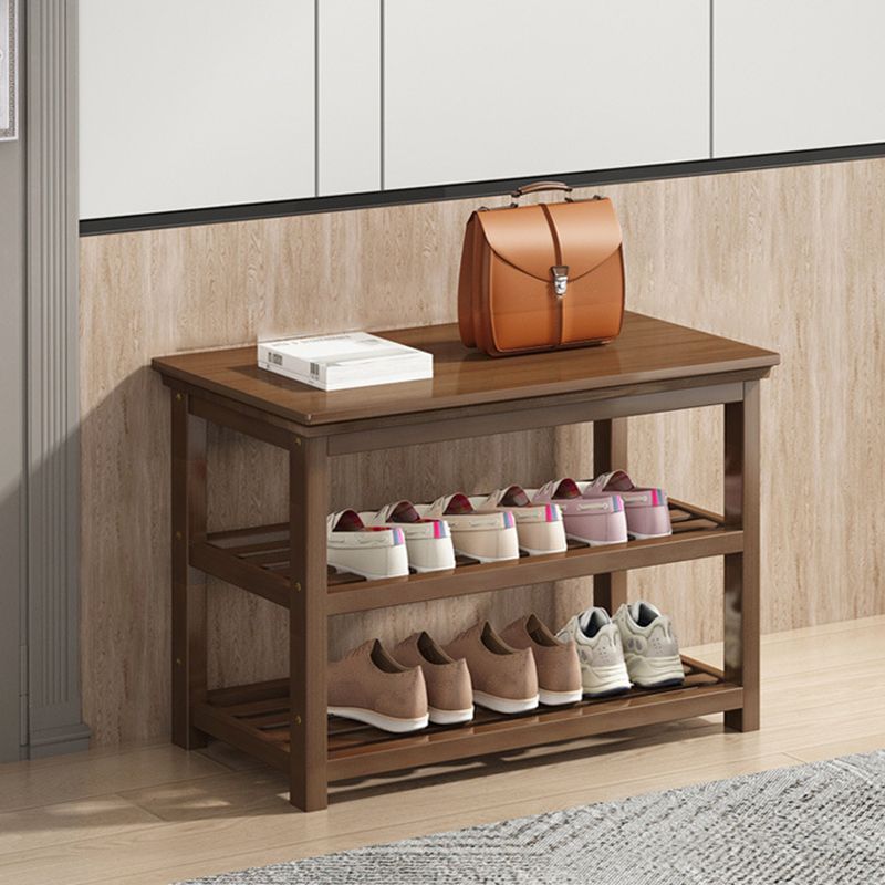 Mid-Century Modern Bench 11.42 Inch Wide Seating Bench with Shoes Storage Clearhalo 'Benches' 'Chairs & Seating' 'furn' 'furn_benches' 'Furniture' 'Living Room Furniture' 1200x1200_e6add838-33e0-47b8-9602-88530cf381b8