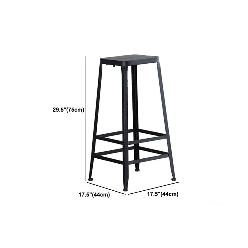 Ensemble de Table de Bar industriel 1/5/9 pièces, Table de comptoir rectangulaire en bois de pin avec tabourets hauts