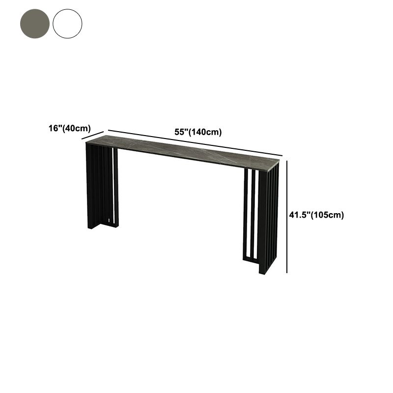 Tavolo da bar contemporaneo top top black doppio piedistallo tavolo da bar