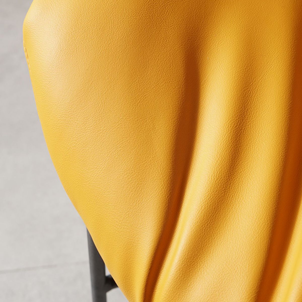 Contemporary Style Leather Chair Armless Chair with Metal Legs for Kitchen Clearhalo ' kitchen&dining_furn' 'Dining Chairs' 'Dining Tables & Seating' 'dining_chair' 'furn' 'furn_dining_chair' 'Furniture' 'furniture_dining_chair' 'Kitchen & Dining Furniture' 'kitchen' 1200x1200_e6b125d5-07c6-46fa-8899-ad5656820a2e