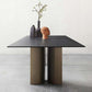 Industrial Style Sintered Stone Dining Table Rectangle Dining Table for Kitchen Clearhalo 'Dining Tables & Seating' 'Dining Tables' 'dining_table' 'furn' 'furn_dining_table' 'Furniture' 'Kitchen & Dining Furniture' 1200x1200_e6b30206-9d64-4a2f-a991-209a97215efe