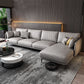 Light-grey Pillowed Back Cushions Contemporary Removable Cushions Sofa Clearhalo 'furn' 'furn_sectionals' 'Furniture' 'furniture_sectionals' 'kitchen' 'kitchen_sectionals' 'Living Room Furniture' 'Sectionals' 1200x1200_e6b37b36-4f14-4d99-8342-9496295ff26b