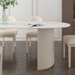 Metal Traditional Luxury Freeform Table Sintered Stone Table with Double Pedestal Clearhalo ' dining_table' 'Dining Tables & Seating' 'Dining Tables' 'furn' 'furn_dining_table' 'Furniture' 'furniture_dining_table' 'Kitchen & Dining Furniture' 'kitchen&dining_furn' 'kitchen' 'kitchen_dining_table' 1200x1200_e6bb235e-662e-4445-ae4a-588cda0ef8bf
