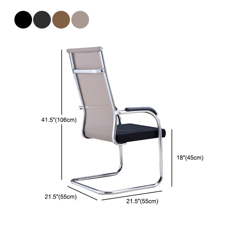 Moderne bureaustoel Mid en High Back met ademende AirGrid Seat Conference Chair