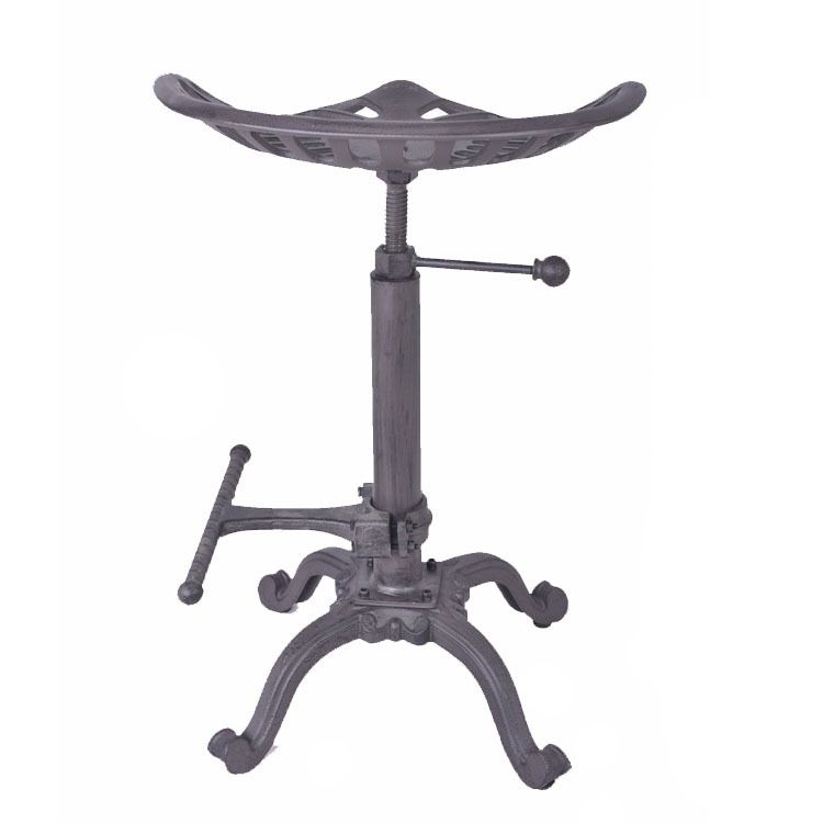 Single Modern Style Bar-stool with Swivel Adjustable Height Iron Footrest for Kitchen Bar Clearhalo 'Bar Furniture' 'Bar Stools' 'bar_stools' 'furn' 'furn_bar_stools' 'furniture_bar_stools' 'Kitchen & Dining Furniture' 'kitchen&dining_furn' 'kitchen' 'kitchen_furn' Furniture' 1200x1200_e6bccdd3-72b0-441b-bd07-5a80947201ab