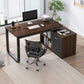 Corner Contemporary Writing Desk Manufactured Wood Desk with Drawer Clearhalo 'Furniture' 'furniture_office_desk' 'Office Desks' 'Office Furniture' 'office_desk' 1200x1200_e6bd33ae-ea52-449c-9dca-86d07c84430f