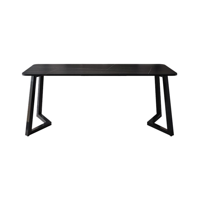 Scrivania rettangolare da ufficio in stile industriale scrivania da ufficio con gambe metalliche