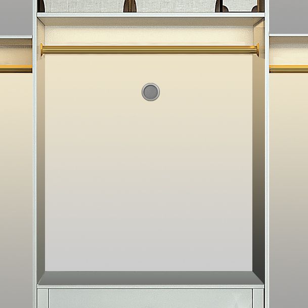 White Wooden Wardrobe Cloth Rod Included Wardrobe Closet for Home Clearhalo 'Armoires & Wardrobes' 'armoires_wardrobes' 'Bedroom Furniture' 'furn' 'furn_armoires_wardrobes' 'Furniture' 1200x1200_e6c705e5-3db8-460c-a0e5-1f85066da925