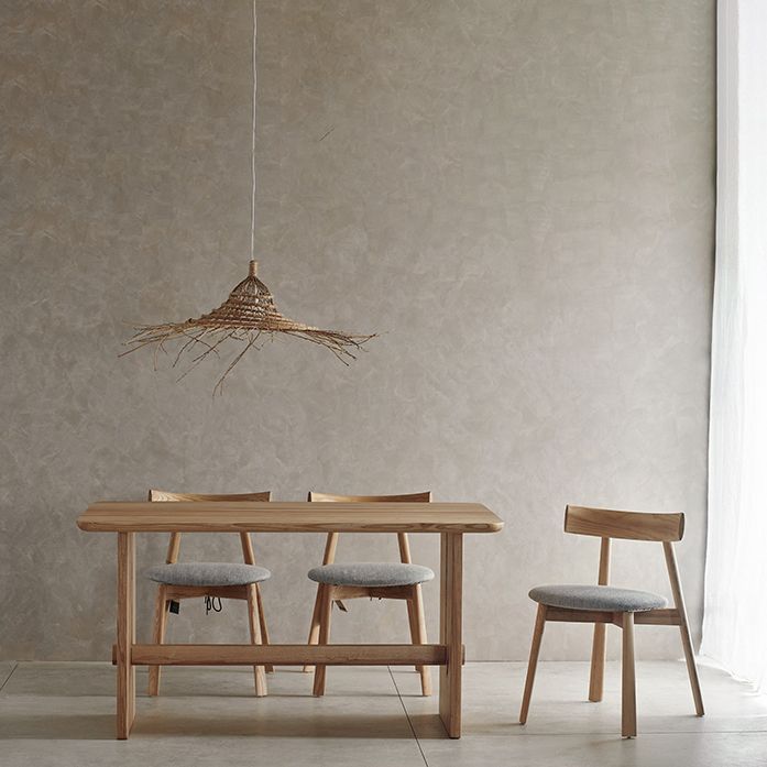 Modern Pine Solid Wood Table for Restaurant Rectangle Dining Table with Trestle Base Clearhalo 'Dining Tables & Seating' 'Dining Tables' 'dining_table' 'furn' 'furn_dining_table' 'Furniture' 'furniture_dining_table' 'Kitchen & Dining Furniture' 'kitchen' 'kitchen_dining_table' 1200x1200_e6c7ae9a-0666-4822-b8a3-0d1b0b21e59d