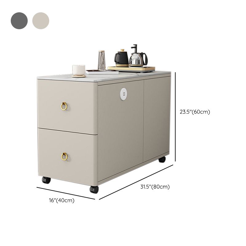 Tavolo da snack estremo del rettangolo contemporaneo con cassetti di archiviazione