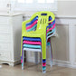 Minimalist Style Stacking Dining Arm Chairs Plastic Slat Back Dining Side Chair for Home Clearhalo ' kitchen&dining_furn' 'Dining Chairs' 'Dining Tables & Seating' 'dining_chair' 'furn' 'furn_dining_chair' 'Furniture' 'furniture_dining_chair' 'Kitchen & Dining Furniture' 'kitchen' 1200x1200_e6c8cc7b-7646-4bb4-bf85-522f4b89fd8f