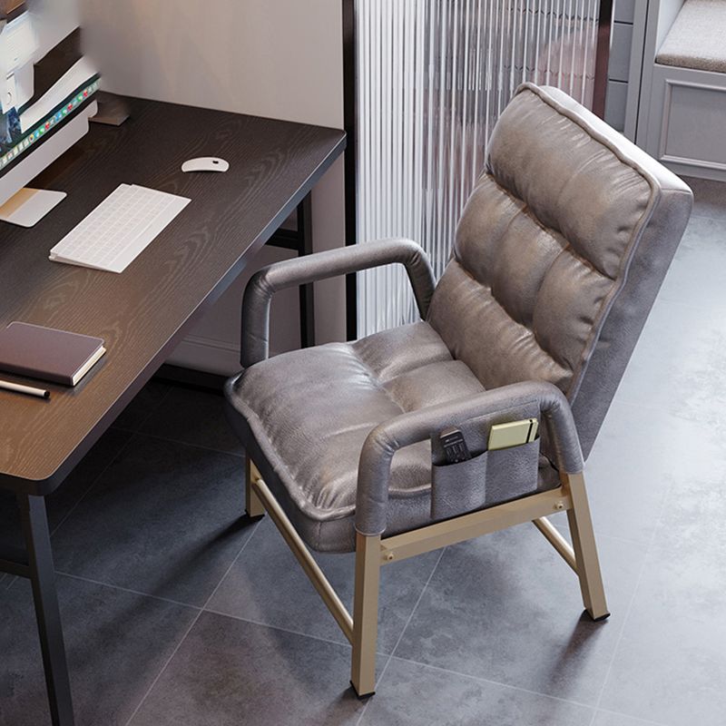 Working Chair with Padded Arms Modern Style Home Office Chair Clearhalo 'furn' 'furn_office_chair' 'Furniture' 'Office Chairs' 'Office Furniture' 'office_chair' 1200x1200_e6cda4c7-37a7-422b-99ba-a89a1f21608b