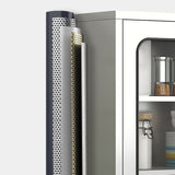 Server buffet di altezza da 42 pollici in metallo Server buffet per soggiorno per soggiorno