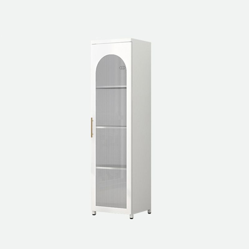 Contemporary Metal Standard Bookcase Closed Back Vertical Bookcase with Glass Door Clearhalo 'Bookcases' 'furn' 'furn_bookcases' 'Furniture' 'furniture_bookcases' 'Office Furniture' 1200x1200_e6ceb87e-5b26-4a6b-9829-0dac2f9fc294
