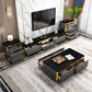 Open Storage TV Media Console Glam Media Console TV Stand with Drawers Clearhalo 'furn' 'furn_tv_stands_entertainment_centers' 'Furniture' 'Living Room Furniture' 'TV Stands & Entertainment Centers' 'TV Stands & Media Storage Furniture' 'tv_stands_entertainment_centers' 1200x1200_e6d12a16-2880-4bf0-be40-a182245c4d4e