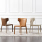Contemporary Leather Dining Chair Armless Wingback Side Chair for Restaurant Use Clearhalo 'Dining Chairs' 'Dining Tables & Seating' 'dining_chair' 'furn' 'furn_dining_chair' 'Furniture' 'furniture_dining_chair' 'Kitchen & Dining Furniture' 1200x1200_e6d79f01-b94f-43b5-a3dc-9164c5da9dad