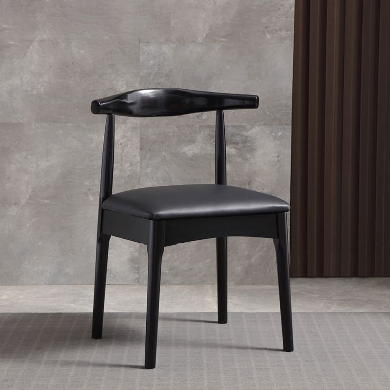 Glam Style Side Chair Wooden Open Back Indoor Dining Side Chair Clearhalo 'Dining Chairs' 'Dining Tables & Seating' 'dining_chair' 'furn' 'furn_dining_chair' 'Furniture' 'furniture_dining_chair' 'Kitchen & Dining Furniture' 1200x1200_e6d90452-5675-4ec6-a99d-d629772bb63b