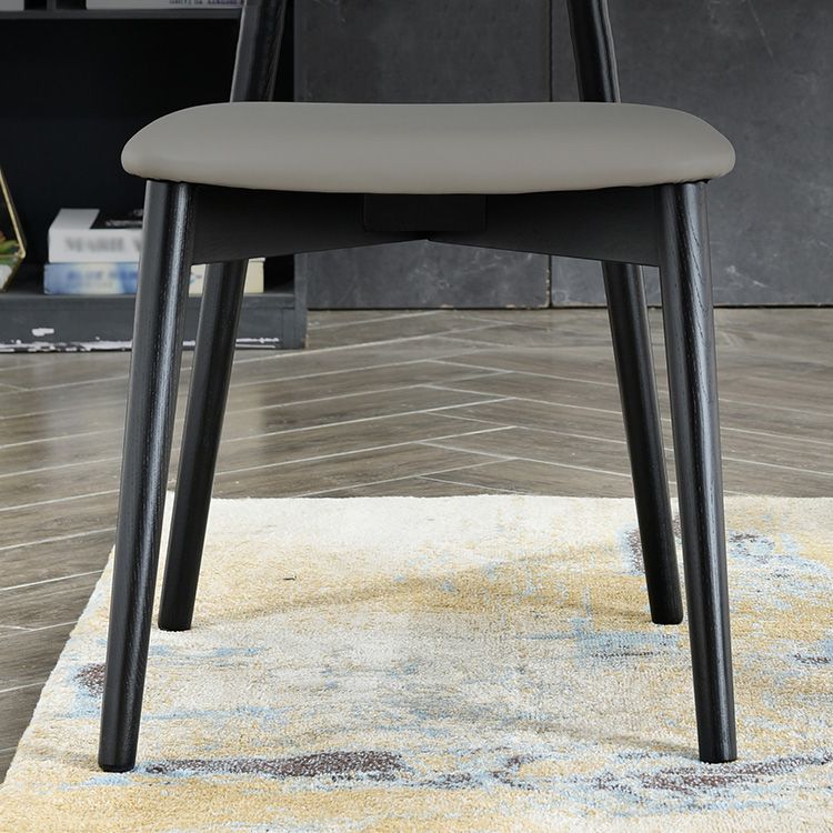 Armless Dining Room Chairs Modern Solid Wood Side Chairs for Dining Room Clearhalo 'Dining Chairs' 'Dining Tables & Seating' 'dining_chair' 'furn' 'furn_dining_chair' 'Furniture' 'furniture_dining_chair' 'Kitchen & Dining Furniture' 1200x1200_e6dcdb03-0d24-4630-9409-b8d5134ec2c5