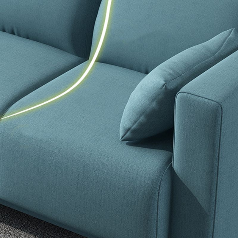 Loose Back Linen Square Arm Modern Sofa with Slipcover for Living Room Clearhalo 'furn' 'furn_sofas' 'Furniture' 'furniture_sofas' 'kitchen' 'kitchen_sofas' 'Living Room Furniture' 'Sofa' 'sofas' 1200x1200_e6e0585f-35c4-46fa-90de-d7e2307f4076