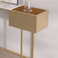 12 inch Wide Modern Accent Table Rectangle Shape Console Table for Hall